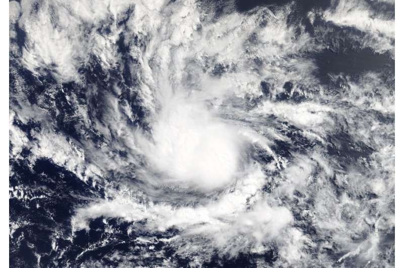 NASA's Terra satellite apots second Atlantic Tropical Depression