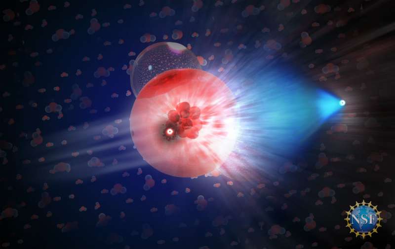 Neutrino observation points to one source of high-energy cosmic rays