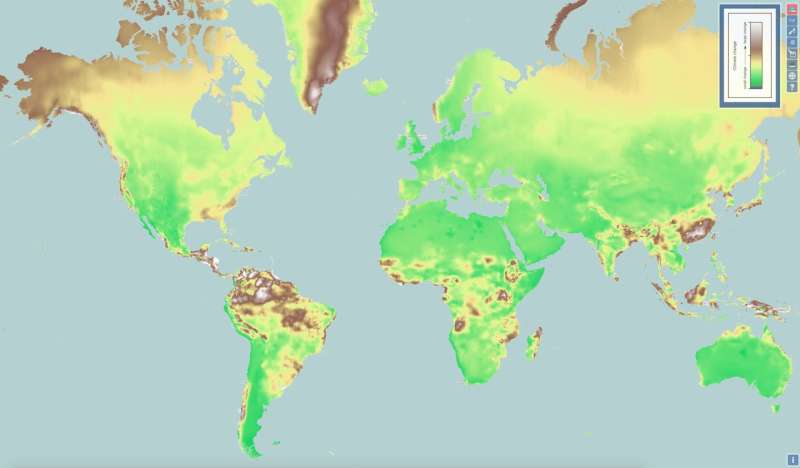 New interactive map shows climate change everywhere in world