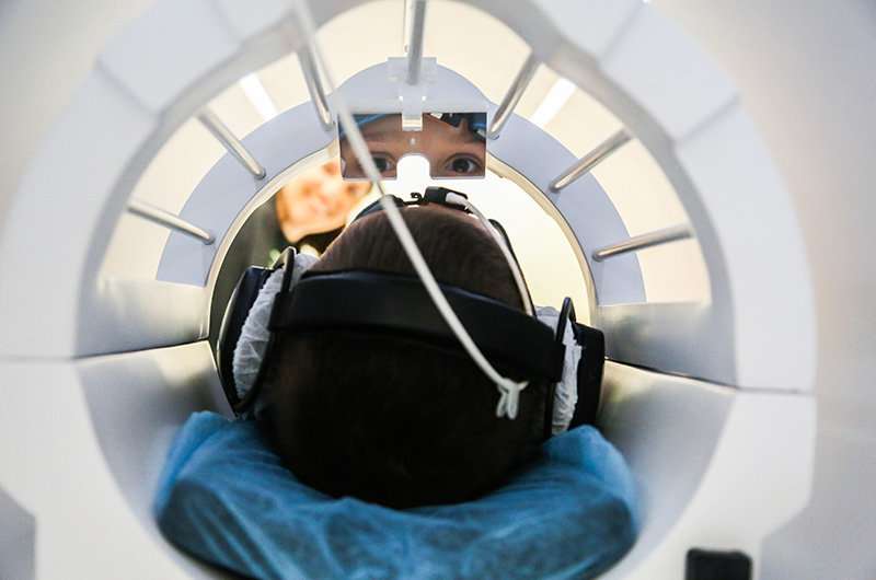 New parts of the brain become active after students learn physics