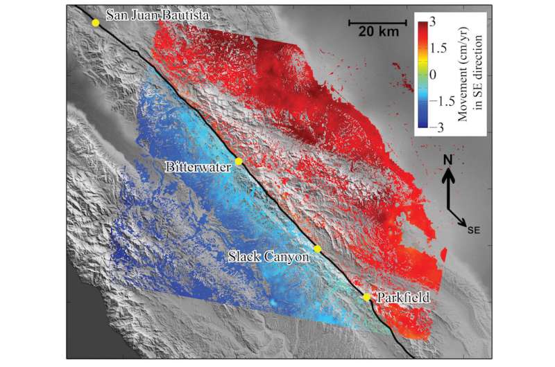 'Slow earthquakes' on San Andreas Fault increase risk of large quakes, say ASU scientists