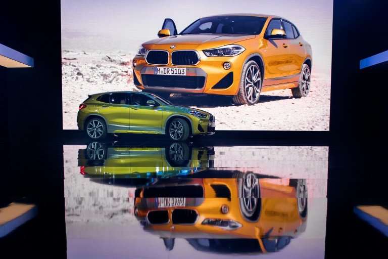 The BMW X2 is introduced during the 2018 North American International Auto Show in Detroit, Michigan