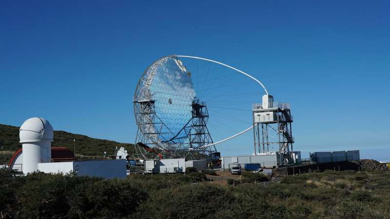 The first telescope on a Cherenkov Telescope Array site makes its debut