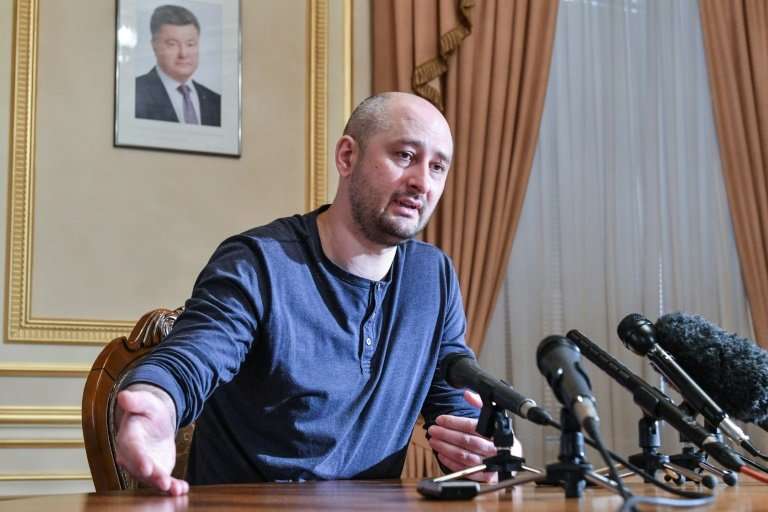 The staged death of anti-Kremlin journalist Arkady Babchenko in May has been described by a press watchdog as 'a godsend for par