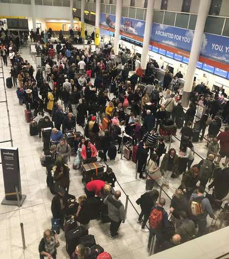 Travelers face chaos as drones shut London's Gatwick airport