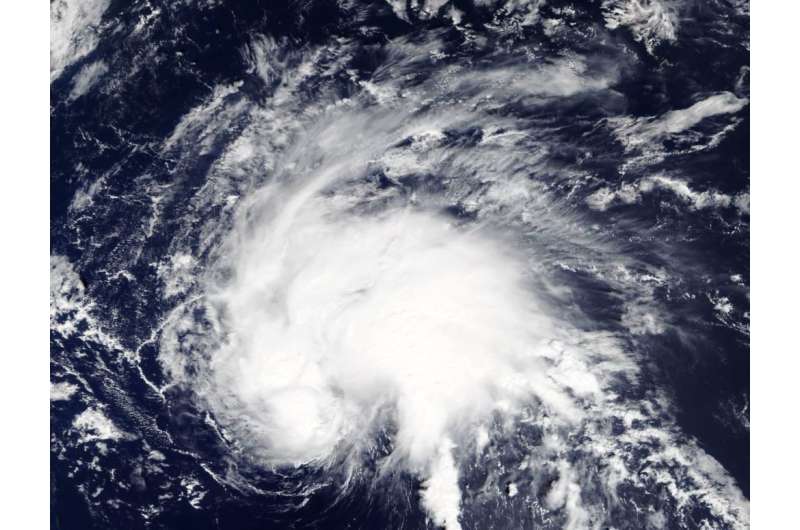 Tropical Depression 29W spins up in northwestern Pacific Ocean
