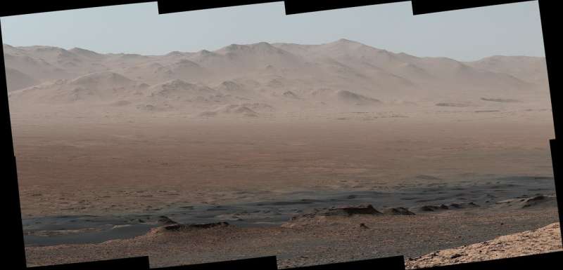 Vista from Mars rover looks back over journey so far