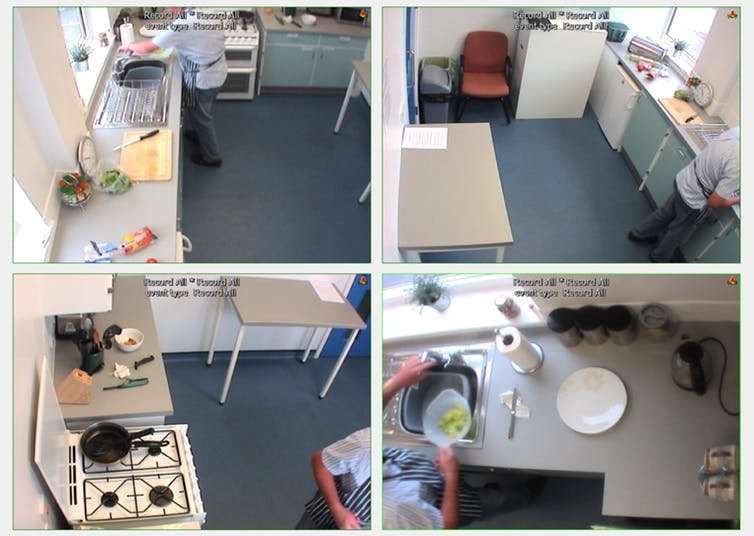 We used CCTV and microbial swabs to figure out where adults are going wrong in the kitchen