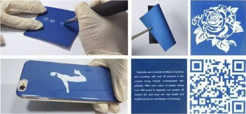 Write with heat, cool and then repeat with rewritable paper