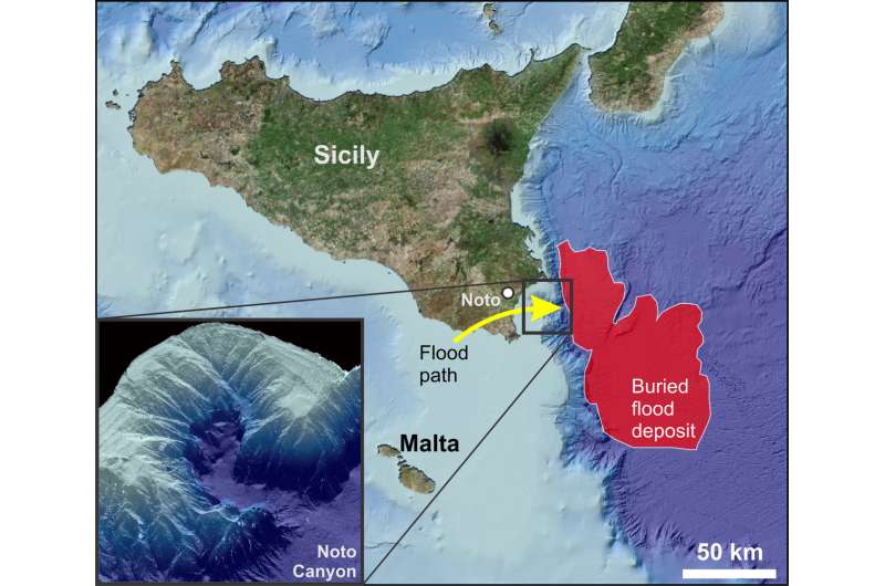 Scientists find new evidences of the megaflood that ended the Messinian Salinity Crisis in the eastern Mediterranean
