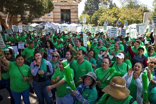 University of California nurses, medical workers join strike