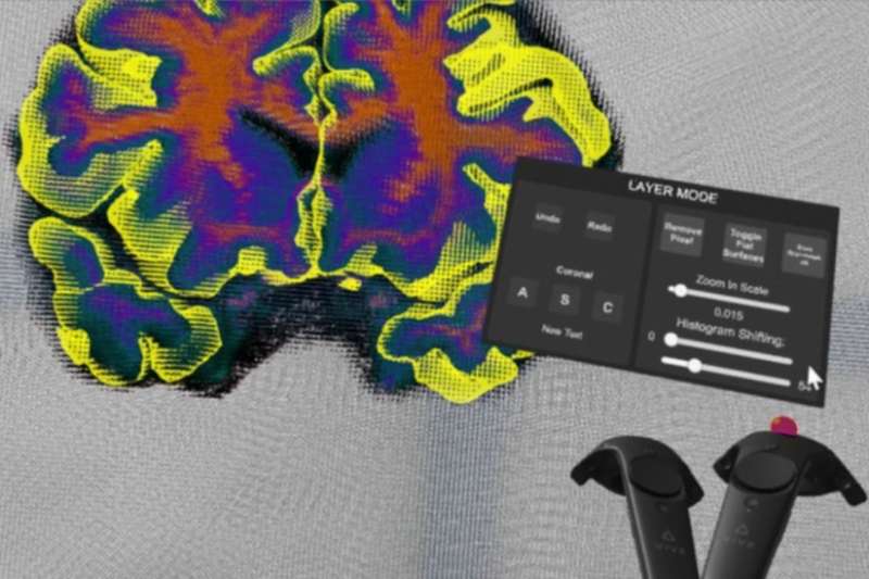 Virtual reality tool corrects errors in brain scan data