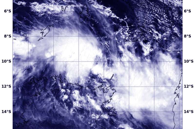 NASA sees Tropical Cyclone 16P develop