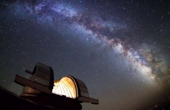 Experimental cosmologists use photonics to search Andromeda for signs of alien life