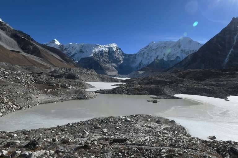 Scientists warn that as Himalayan glaciers melt, lakes like Imja could swell further and eventually collapse