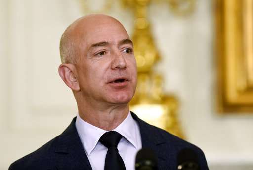 Amazon CEO's wealth soars to new heights while Trump's sinks