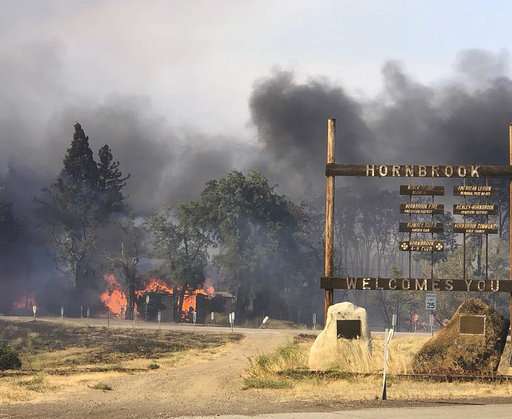 California fire kills 1 as heat stokes blazes in Western US