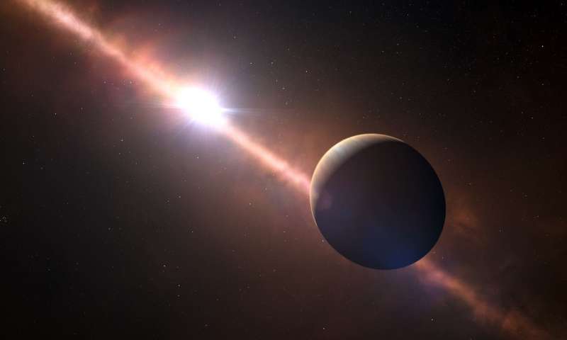 Direct observations of a planet orbiting a star 63 light-years away