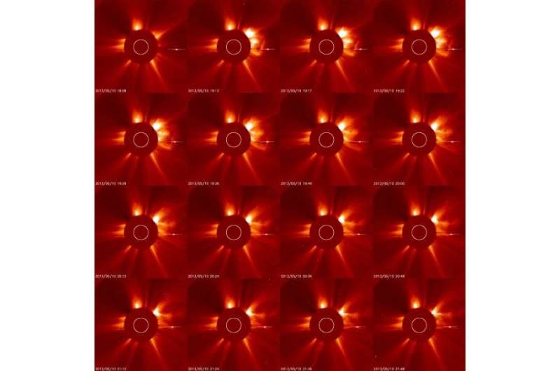 Discovering trailing components of a coronal mass ejection