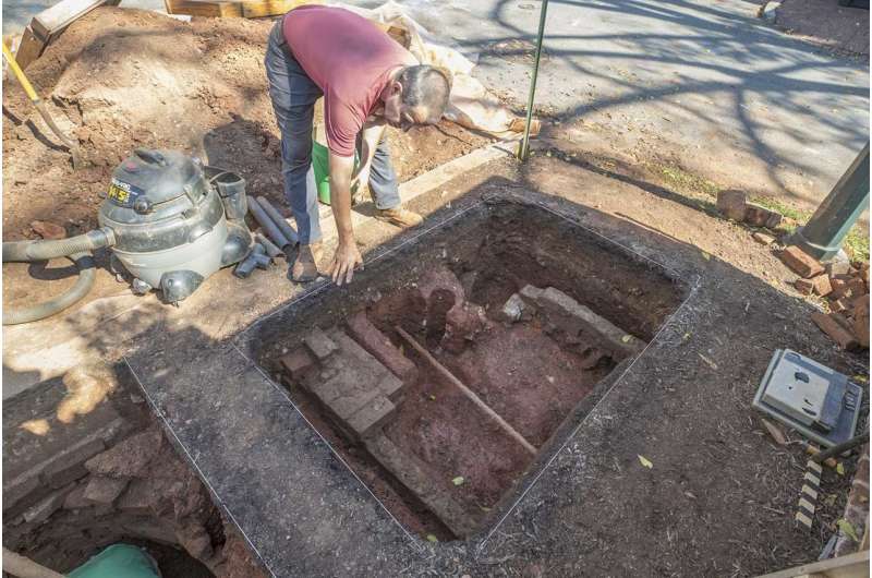 East Range archaeological excavations reveal more of early life on grounds