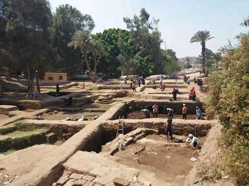 Egypt says archaeologists found more artifacts at Cairo dig