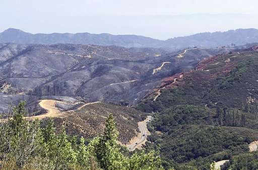 Firefighting mars the earth. California crews are fixing it