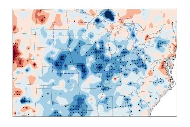 Intensive agriculture influences U.S. regional summer climate, study finds