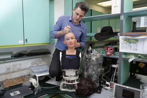 Lifelike robots made in Hong Kong meant to win over humans