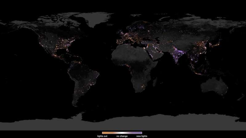 Light pollution is altering plant and animal behaviour