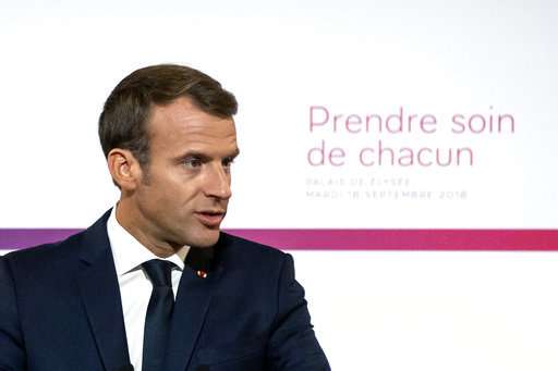 Macron announces changes to France's health care system