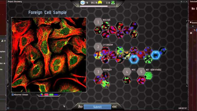 Mapping of cells and proteins improved with combined help of gamers and AI