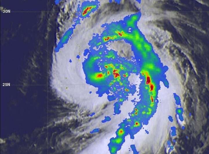 NASA's GPM sees another dangerous typhoon threatening Japan