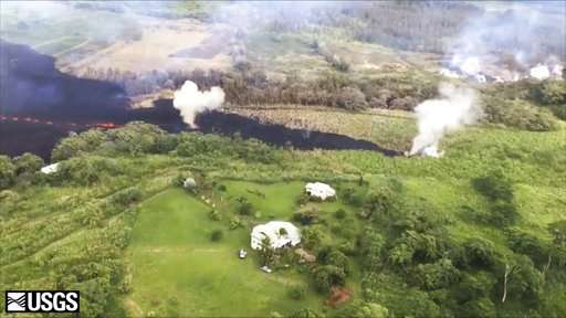 New cracks spew lava as Hawaii volcano erupts for 2nd week