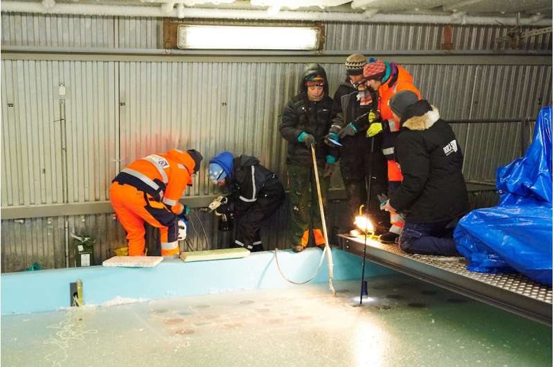 Predicting the fate of oil spills in Arctic sea ice