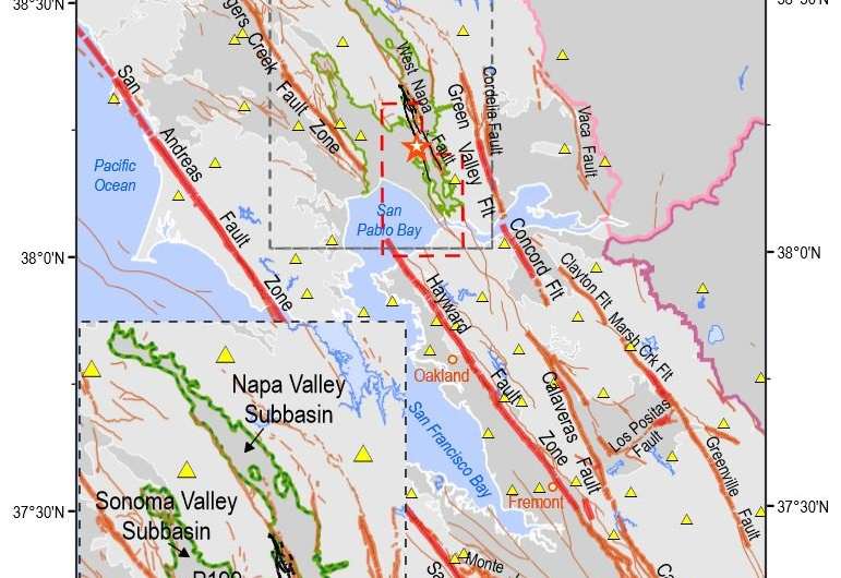 South Napa earthquake linked to summer groundwater dip
