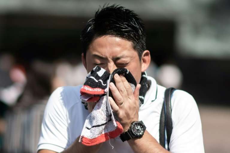 Temperatures rose above 40 degrees Celsius for the first time in Tokyo's metro area, with the national weather agency warning hi