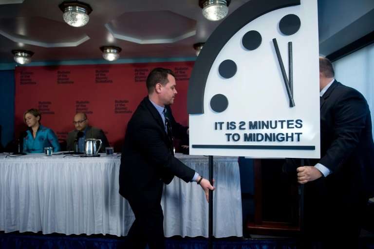 The Bulletin of Atomic Scientists moved the &quot;Doomsday Clock&quot;—which serves as a metaphor for how close humanity is to d
