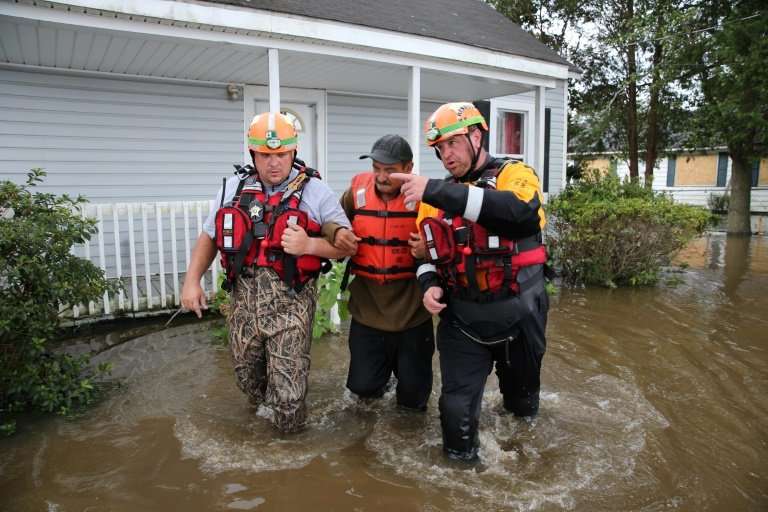 The effects of climate change, such as the flooding seen in North Carolina during Hurricane Florence in September 2018, will get