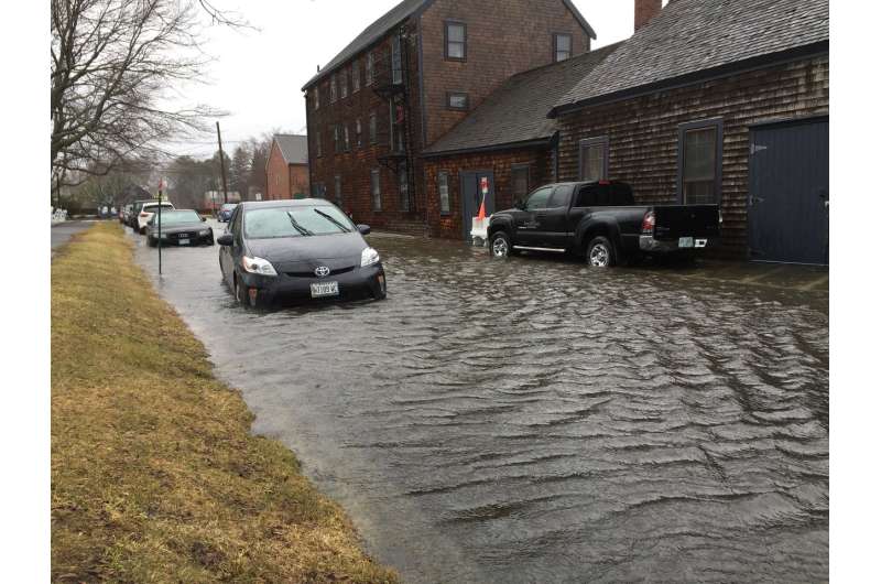 UNH Research finds dramatic increase in flooding on coastal roads