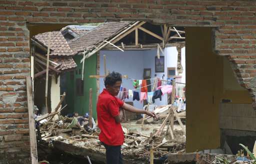 Weather hampers efforts to inspect Indonesia tsunami volcano