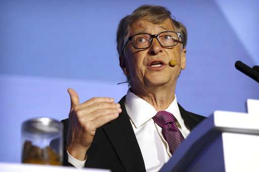 With poo on a pedestal, Bill Gates talks toilet technology