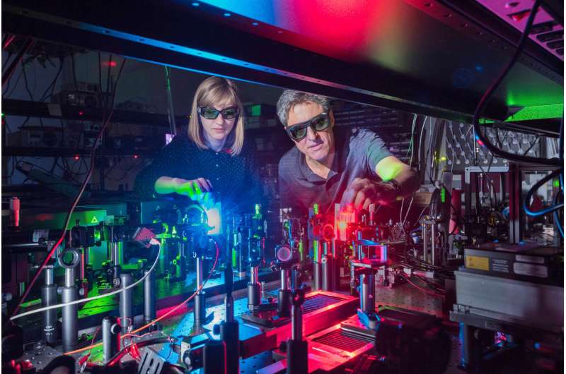 Researchers report first nanostructured material for broad mixing of light waves