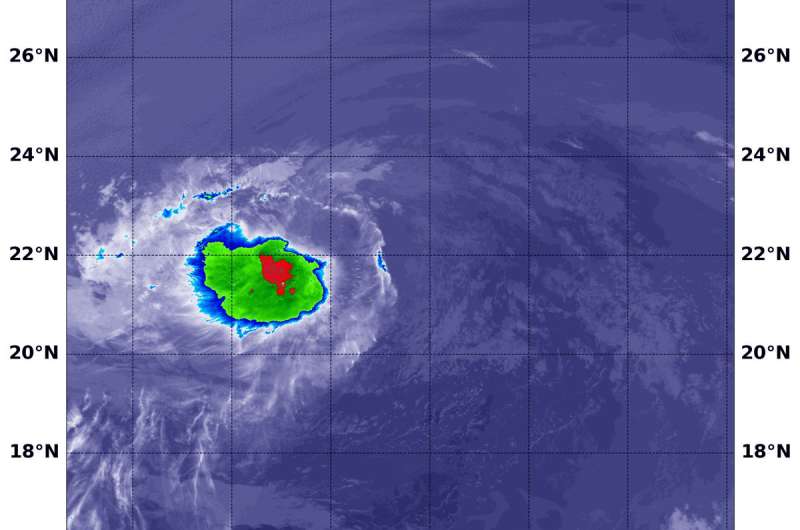 NASA sees Tropical Depression Paul's strength sapped
