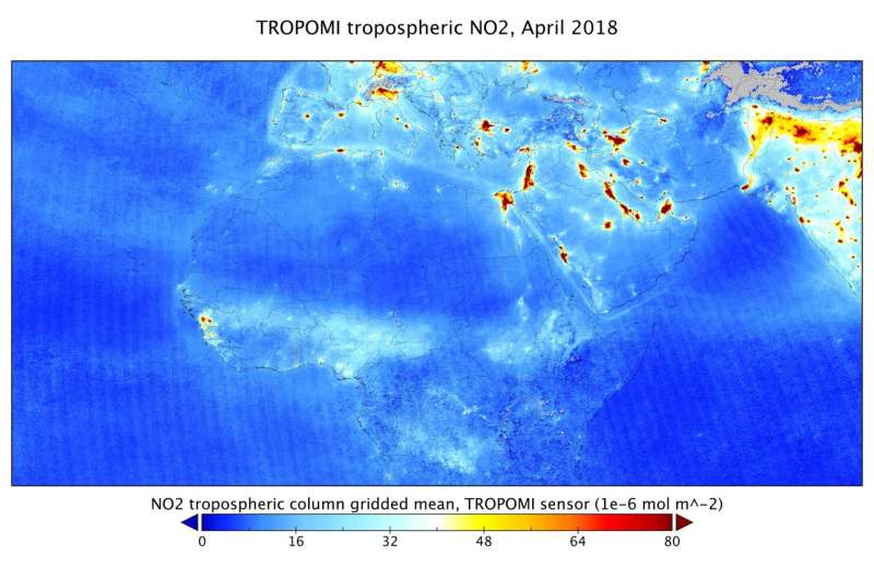 Copernicus Sentinel-5P releases first data