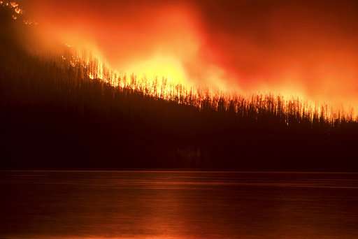Glacier latest US park to be scorched by Western wildfires