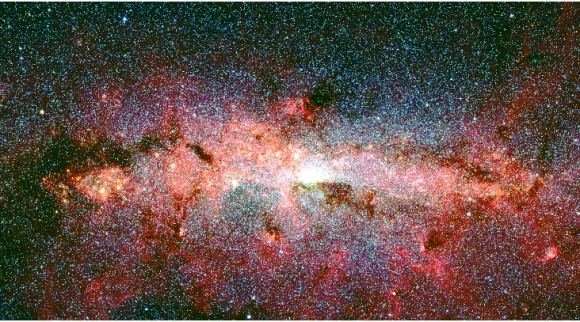 High-resolution image of the core of the Milky Way reveals surprisingly low star formation