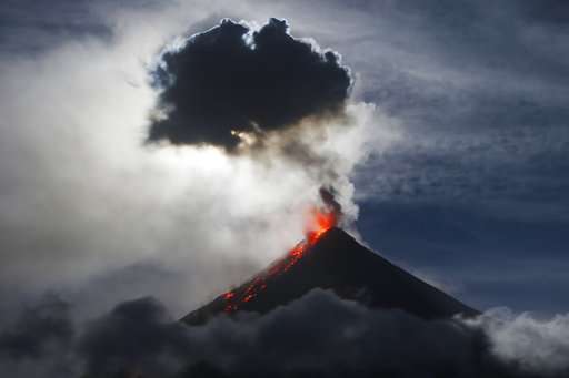 Lava spreads more than 2 miles from Philippine volcano