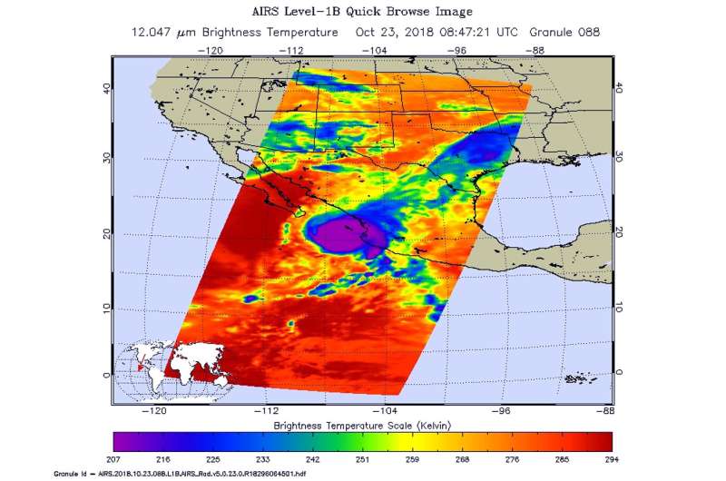 NASA eyes powerful Hurricane Willa affecting western Mexico