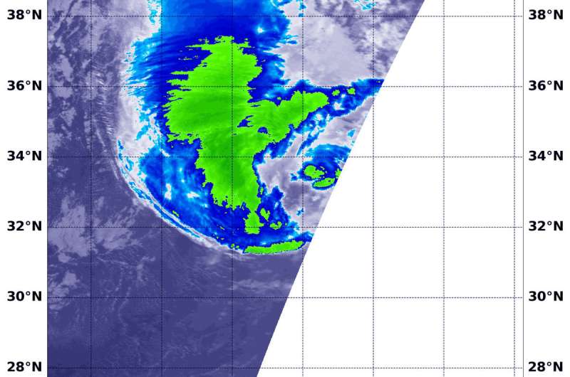 NASA gets an infrared view of Hurricane Oscar
