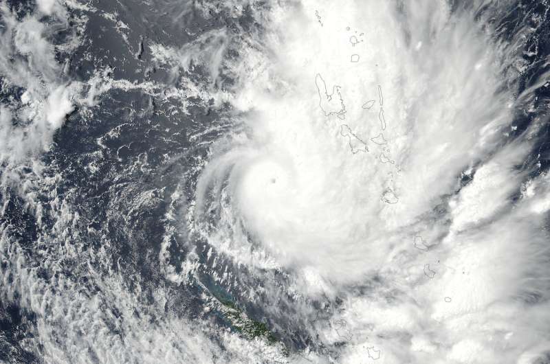 NASA-NOAA's Suomi NPP Satellite sees Tropical Cyclone Hola over Vanuatu
